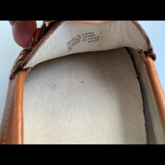 Michael Kors Tan Leather Loafer - 9 - Picture 3 of 3